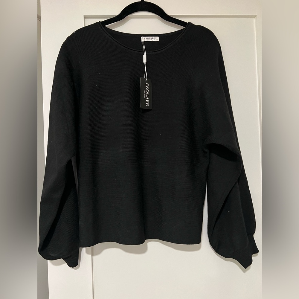 Black womens sweater
